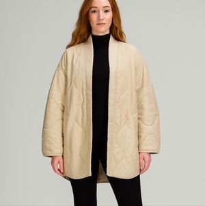 Lululemon Quilted Light Insulation Jacket Trench 14 NEW